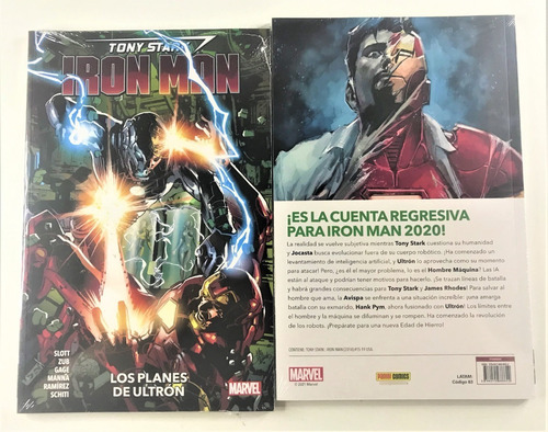 Iron Man Tony Stark Los Planes De Ultron Panini Stock