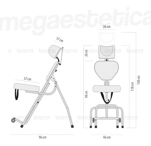Imagem 2 de 8 de Cadeira Design De Sobrancelha E Maquiagem Portátil Com Rodas
