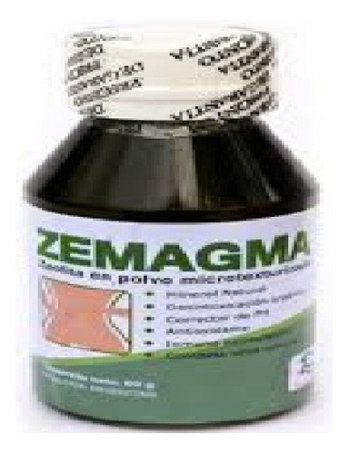 Zeolita Zemagma Clinoptilolita Micronizada Activada X 60 Gr