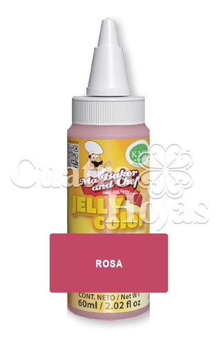 Colorante En Gel Comestible Rosa Ma Baker 60ml