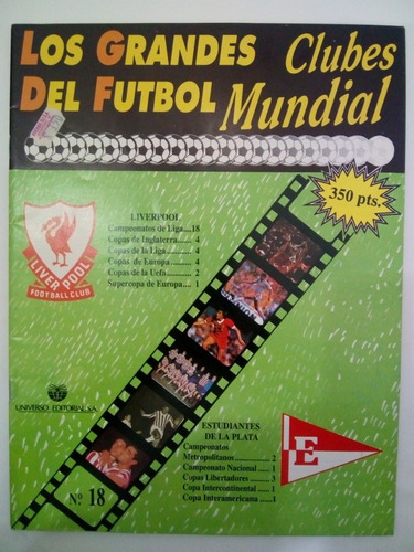 Los Grandes Clubes Del Fútbol Mundial Liverpool Estudiantes