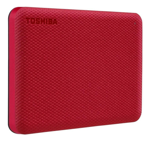 Imagen 3 de 4 de Disco duro externo Toshiba Canvio Advance HDTCA10X 1TB rojo