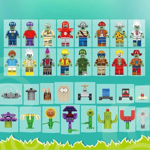 Plantas Vs Zombies Set Armable 687pzs Plantas Contra Zombies (Usado)