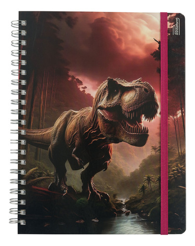 Cuaderno Profesional Universitario Printaform Dinos 1 Pz Tyranosaurus Rex Raya