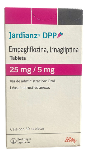 Jardianz Dpp Empagliflozina/ Linagliptina 25/5mg 30 Tabs