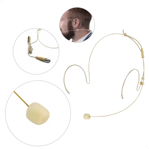 Rofone Headset Kadosh K82 Xlr3 Fno Cor Bege