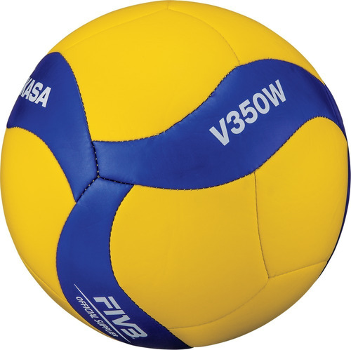 Pelota De Voley Mikasa Modelo V350w Color Amarillo/azul