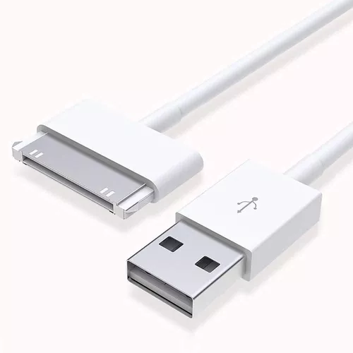 Cargador iPad 1-3 12W Cubo y Cable Dock 30 Pines iPhone 1-4 iPod Completo