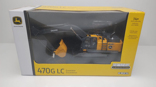 Miniatura Escavadeira John Deere 470g Lc 1/50 Amarelo
