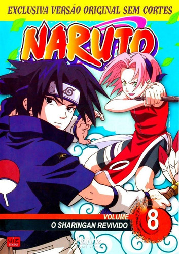 Naruto Vol.08 - Dvd - Versão Original Sem Cortes - Novo