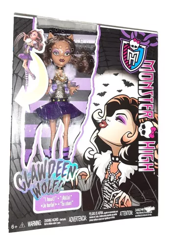 Boneca Monster High Clawdeen Wolf 2012 - Monstrinhas Vivas