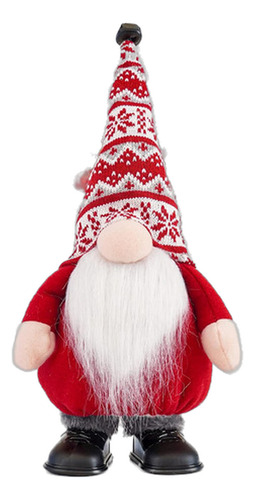 Gnomo Baile Navidad Canta Decoración Hogar Bonito Nomo