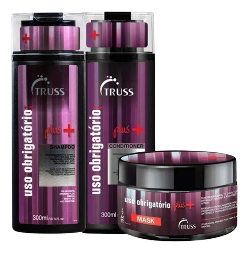 Truss Uso Obrigatório Plus+ Shamp+ Condic 300ml+ Masc 180ml