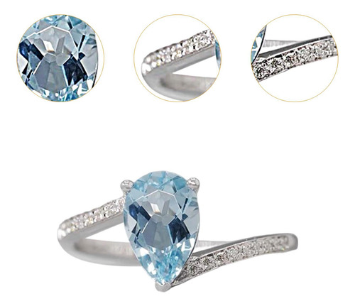 Anillo De Bodas Regalo Del Día De Valentín Cumpleaños