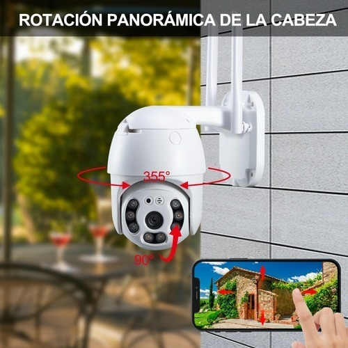 Imagen 4 de 6 de Cámara Con Sensor De Movimiento Wifi Robótica Exterior 1080p