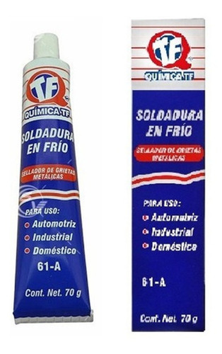 Sellador Tapa Grietas Partes Metalicas 70 Gr