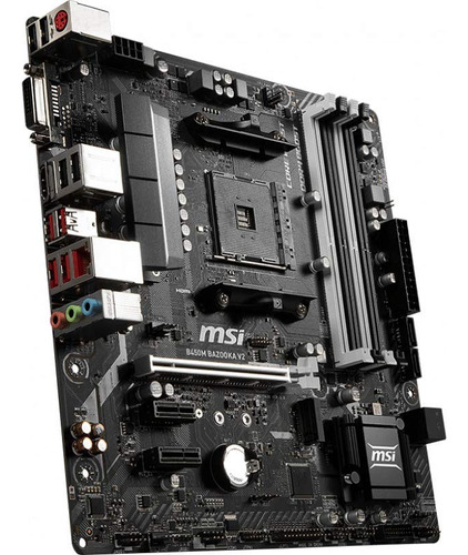 Placa Base Msi B450m Bazooka V2 Matx, Am4, Ddr4, Lan, Usb