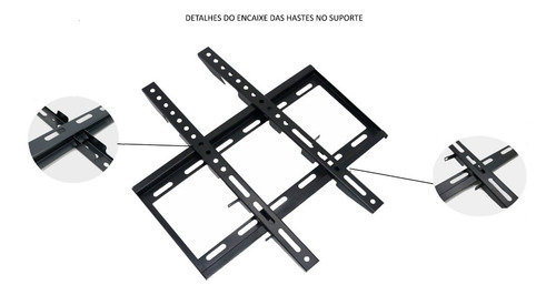 Imagem 5 de 7 de Suporte Para Tv Painel Fixo Vesa 400