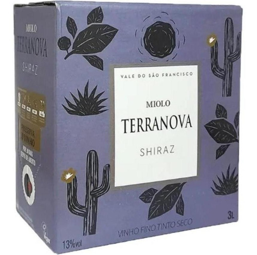Vinho Tinto Miolo Terranova Shiraz Box 3l