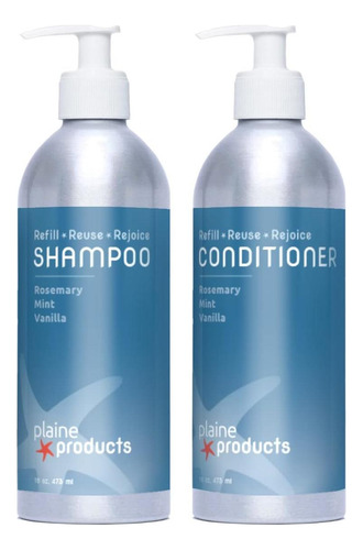 Shampoo E Condicionador Ecológico - Alecrim, Menta, Baunilha