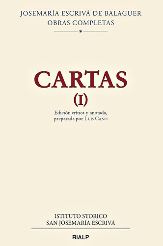 Cartas I Edicion Critico Historica Rustica - Escriva De B...