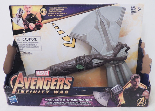 Marvel Infinity War Hacha De Thor Stormbreaker Eletronica!!