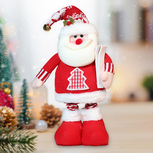 Muñeco De Navidad Estirable, Personaje Navideño, Muñeco