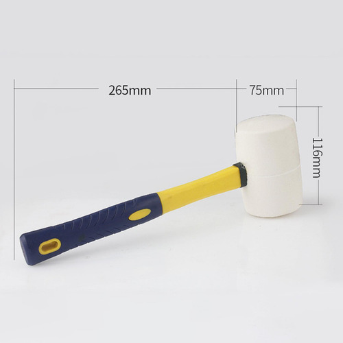 Martillo De Goma Para Martillo De Diámetro 7,5 Cm