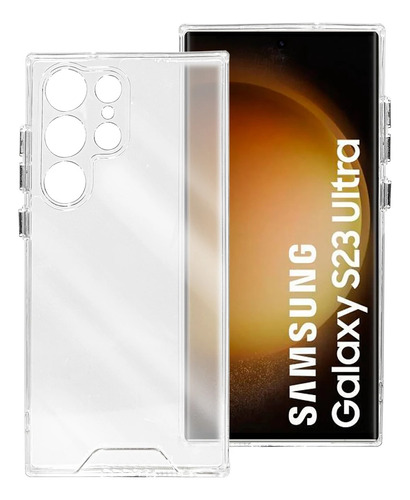 Funda Transparente Rigida Para Samsung S23 Ultra Anti Golpes