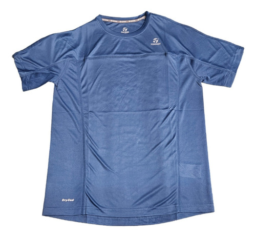 Remera Topper  Deportiva  Dry Cool  Con Recortes    Lm