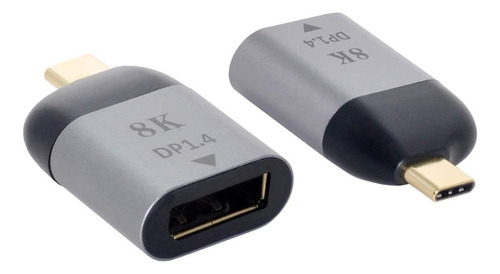 Adaptador Usb C 3.1 A Displayport 1.4 8k 60hz/4k 120hz