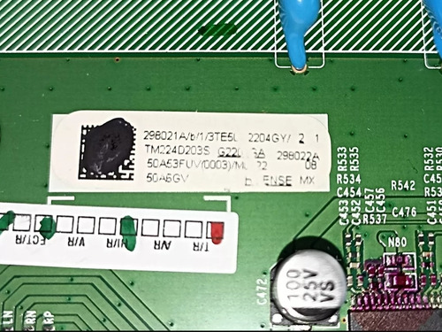 #101 )tarjeta Main Hisense 50a6gv - Rsag7.820.11553/roh (Usado)