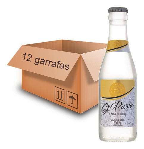 12x Água Tônica St Pierre Tradicional 200ml