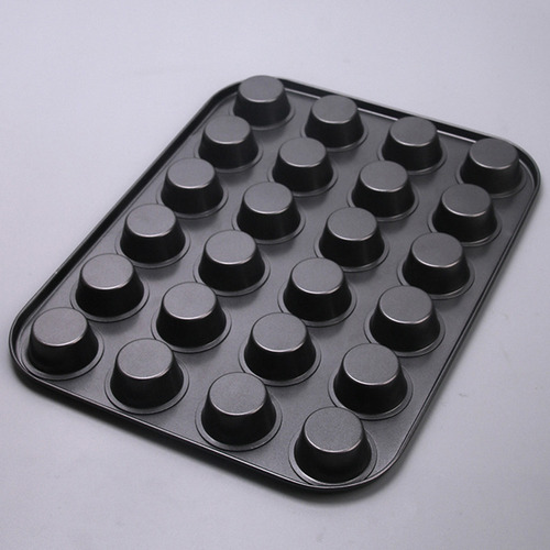 Charola Hornear Antiadherente Mini Panquesitos Cupcakes 24pz