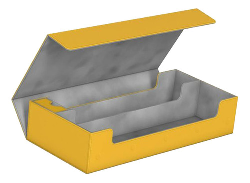 Trading Card Deck Box Organizador Amarillo Amarillo Amarillo