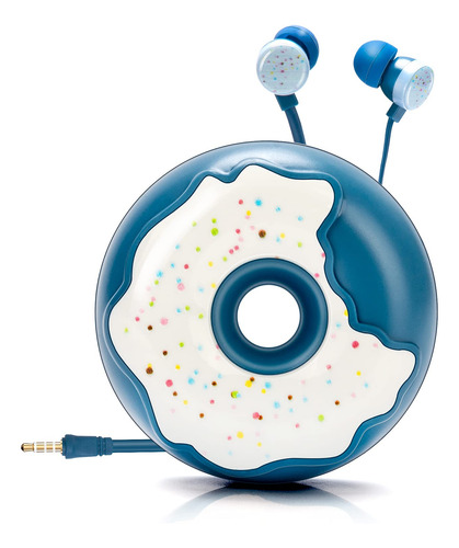 Auriculares Anruk Cute Donut Para Niños Con Micrófono Y Fund