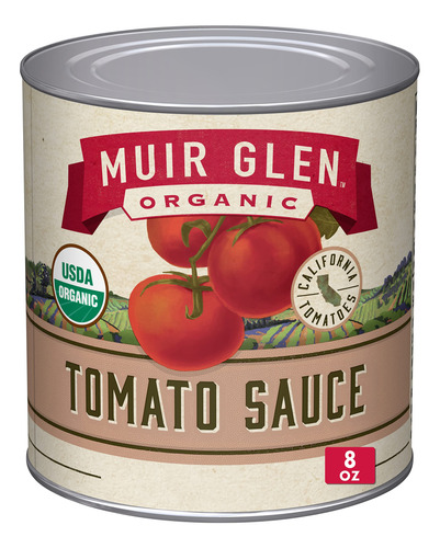 Muir Glen, Salsa De Tomate Orgnica, 8 Onzas (paquete De 24)