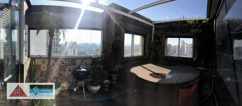 Cobertura Penthouse Com 3 Dormitórios À Venda, 127 M² Por R$ 1.295.000 - Anália Franco - São Paulo/sp - Co0324