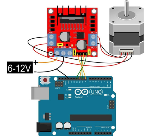 Para ' Modulo Puente H L298 Motor Driver Arduino Pic