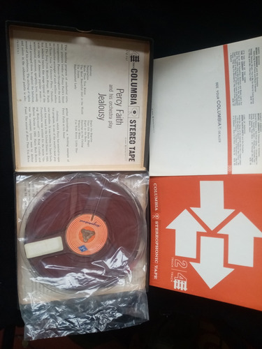 Cinta De Carrete Estereo Tape 4track Columbia (Usado)