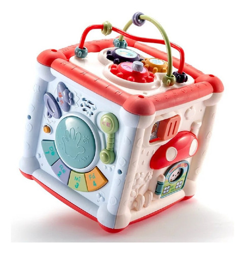 Juguete Montessori Educativo 7 En 1 Cubo Didáctico Para Bebé