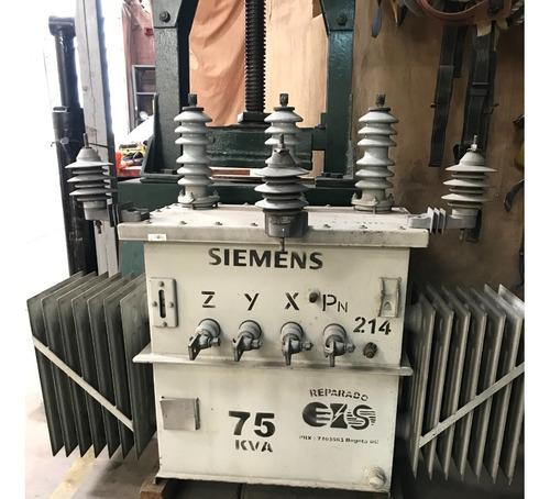 Transformador Siemens Trifásico 75 Kva. 11400/214-124v