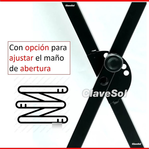 Imagen 5 de 10 de Atril Base Para Teclado Musical Mc