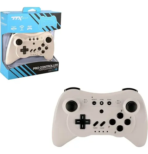 Pro Controller Para Nintendo Wiiu Branco | MercadoLivre