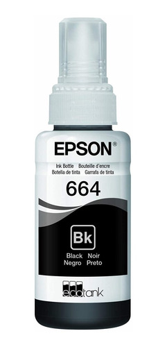 Imagem 3 de 5 de Refil De Tinta Epson Original T664120 Preto L110 L120 L200 L220 L300 L310 L355 L365 L375 L395 L396 L475 L495 L555 L1300