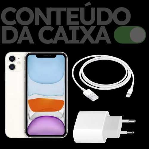 Apple iPhone 11 (128 Gb) Branco 100% Excelente Presente Top (Novo com caixa aberta)