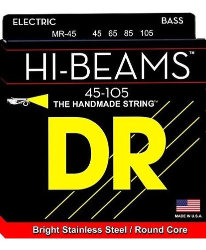 Cuerdas Bajo Eléctrico Med 45/105 Hi-beam Dr Mr-45 +