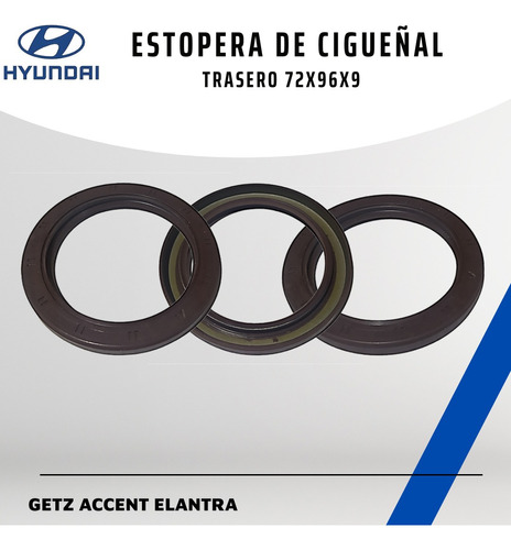 Estopera De Ciguenal Trasero Hyundai Getz Aceent 72x96x9