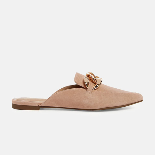 Zapatos Mule Con Talón Descubierto Para Mujer