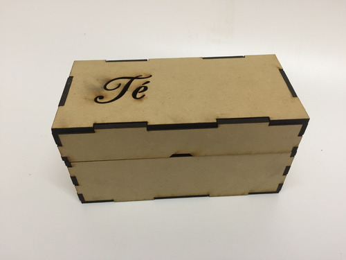 Imagen 2 de 6 de 25 Caja Te 14x7x7,5 Ideal Souvenir Fibrofacil Personalizadas